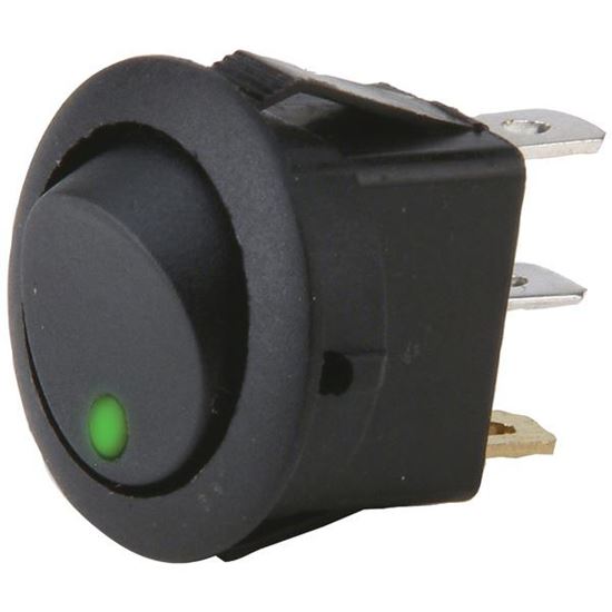 RND RKR SWITCH GREEN LED