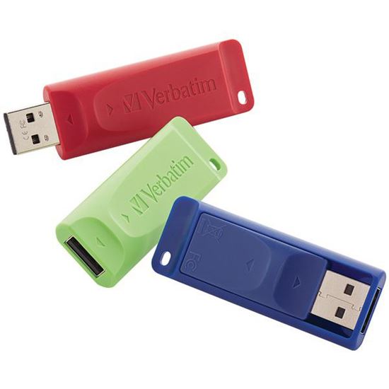 3PK 4GB USB REDGRNBLUE