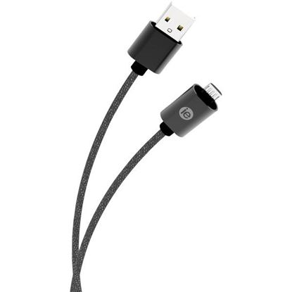 6FT BRAIDED MICRO USB BLK