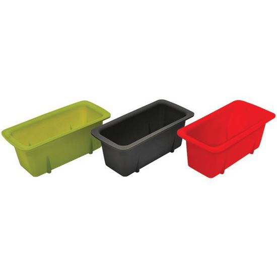 SILICN MINI LOAF PANS 3