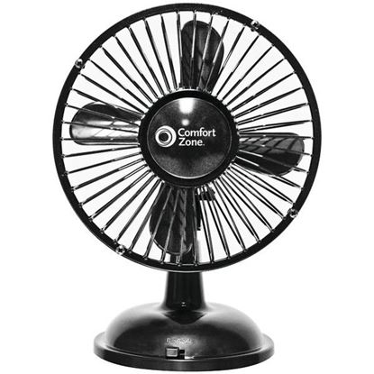 OSCILLATING DESK FAN BLK