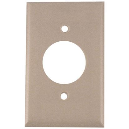 SINGLE FLUSH WALL PLATE