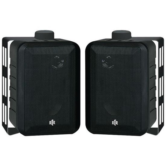 RTR 3WAY SPEAKERS BLACK