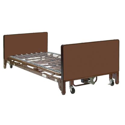 Full Electric Bed Pkg w-Half Rails  Fibercore Mattress