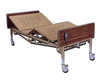 Homecare Bariatric Bed 42  With 1 Pair of  T  Rails