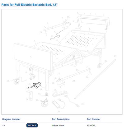 High-Low Motor for 1802F2HR  1802F