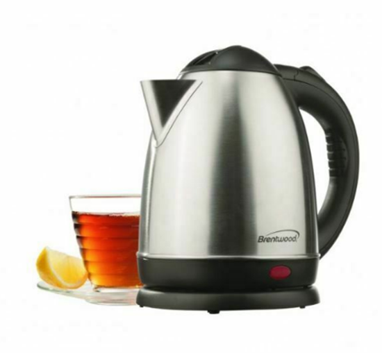 Picture of 1.5-Liter Stainless Steel Cordless Electric Kettle Brushed Stainless Steel